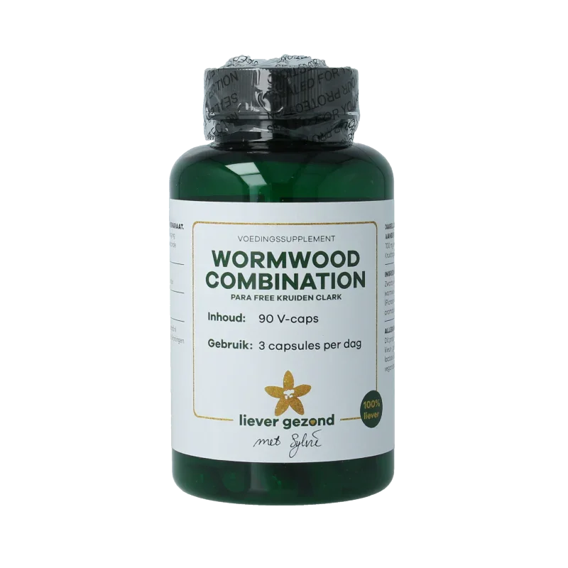 Liever Gezond Wormwood combination para free kruiden clark 90 Vegetarische capsules