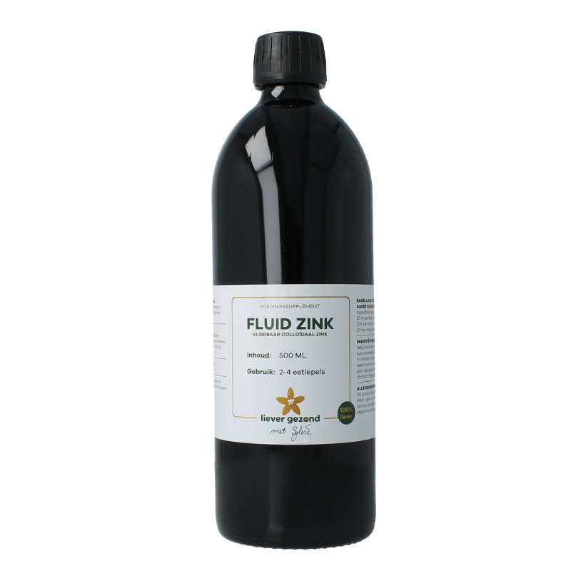 Liever Gezond Colloidaal zink vloeibaar 500 Milliliter