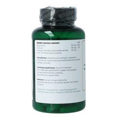 Liever Gezond Magne cal max magnesium en calcium to the max 90 Vegetarische capsules