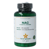 Liever Gezond NAC n-acetyl cysteine 600mg 60 Vegetarische capsules