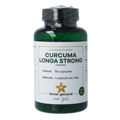 Liever Gezond Curcuma longa strong/ kurkuma 90 Vegetarische capsules