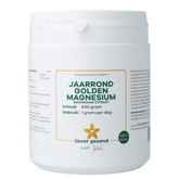 Liever Gezond Golden magnesium poeder jaarrond 500 Gram