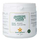 Liever Gezond Vitamine C poeder zuur jaarrond 500 Gram