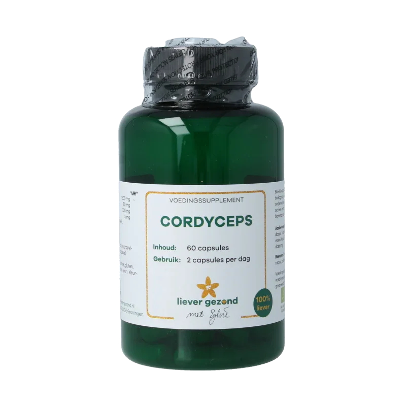 Liever Gezond Cordyceps 800mg organic 60 Vegetarische capsules