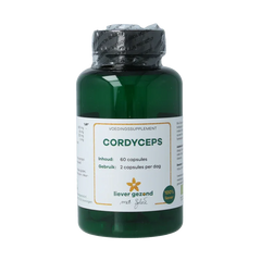 Liever Gezond Cordyceps 800mg organic 60 Vegetarische capsules