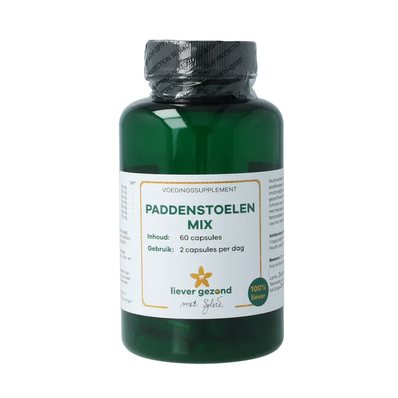 Liever Gezond Paddenstoelenmix 525mg bio 60 Vegetarische capsules