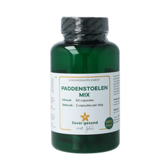 Liever Gezond Paddenstoelenmix 525mg bio 60 Vegetarische capsules