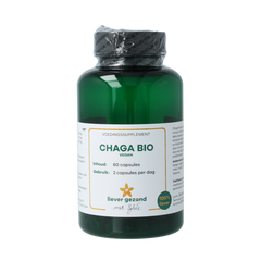 Liever Gezond Chaga 400mg vegan bio 60.00 Vegetarische capsules