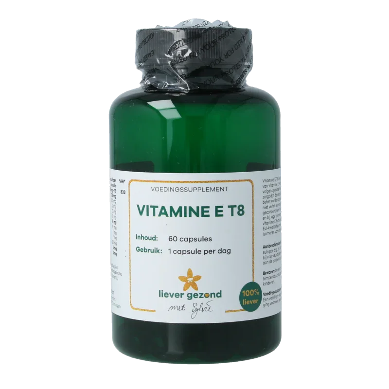 Liever Gezond Vitamine E T8 60 Vegetarische capsules