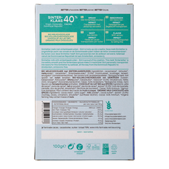 Chocolatemakers Sintletter 40% melk met sinterklaaskruiden bio 100.00 Gram