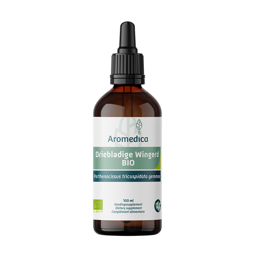 Aromedica Driebladerige wingerd gemmo tinctuur bio 100.00 Milliliter