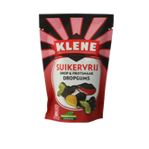 Klene Dropgums suikervrij 110 Gram