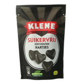 Klene Zoethouten hartjes suikervrij 110 Gram