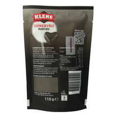 Klene Zoethouten hartjes suikervrij 110.00 Gram