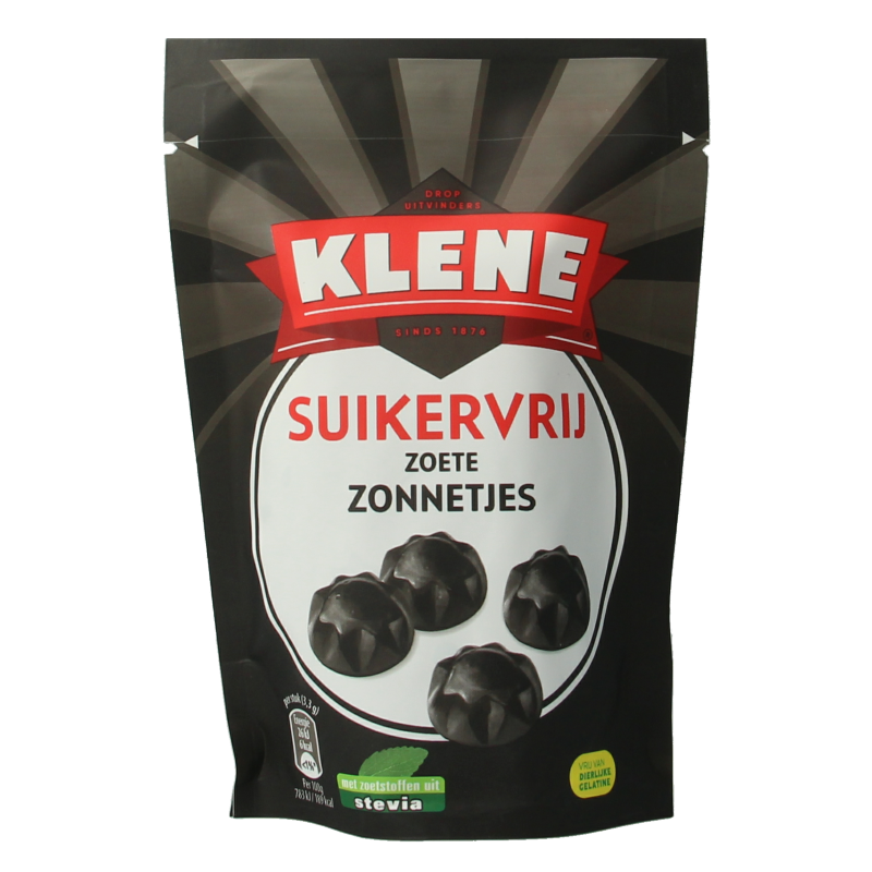 Klene Zoete zonnetjes suikervrij 110 Gram