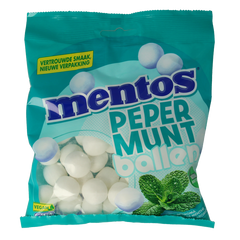 Mentos Pepermuntballen 220 Gram