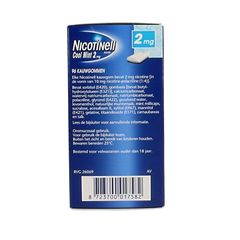 Nicotinell Kauwgom cool mint 2mg 96 Stuks