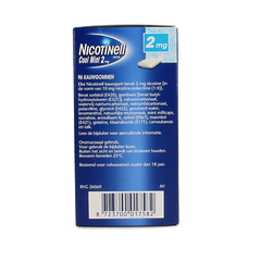 Nicotinell Kauwgom cool mint 2mg 96.00 Stuks