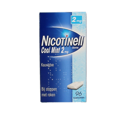 Nicotinell Kauwgom cool mint 2mg 96.00 Stuks