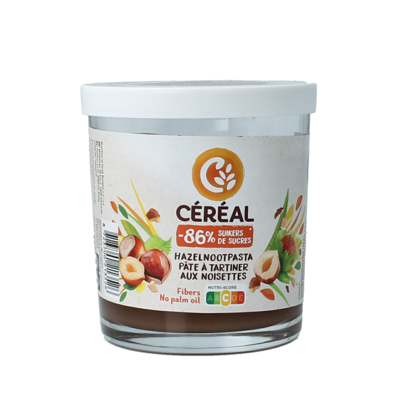 Cereal Hazelnootpasta suikervrij 200.00 Gram
