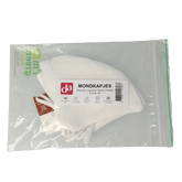 Easyessentials Mondkapje katoen 2-laags wit 2 Stuks