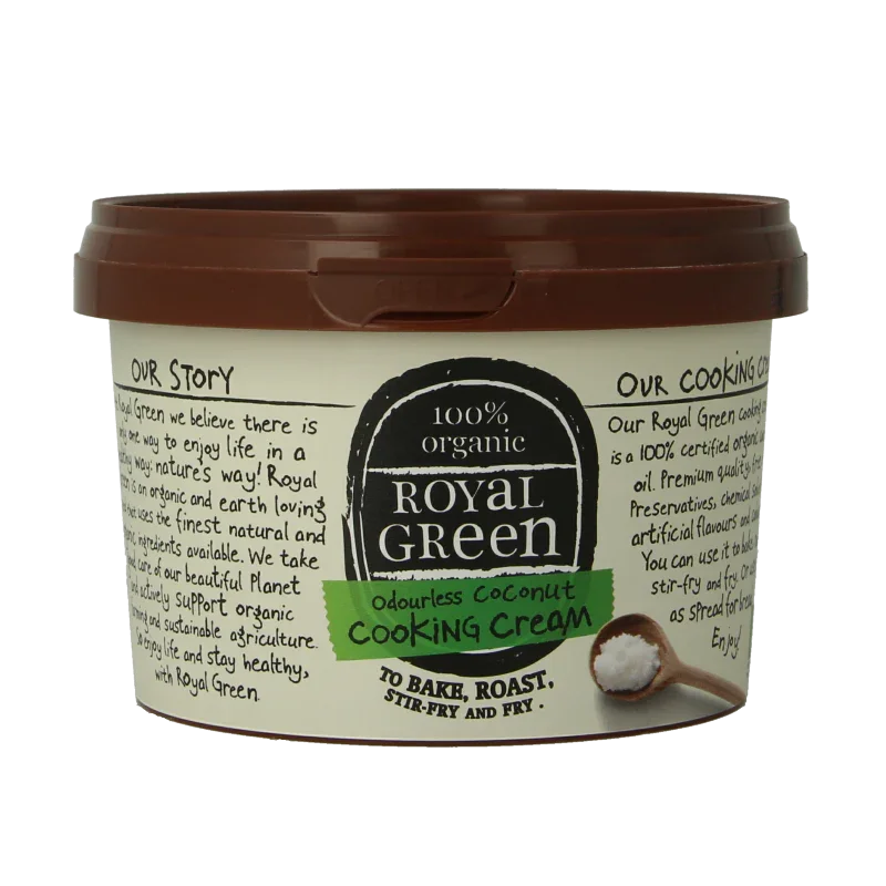 Royal Green Kokos cooking cream odourless bio 500 Milliliter