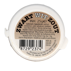 Van Vliet Zwart wit zout 25.00 Gram