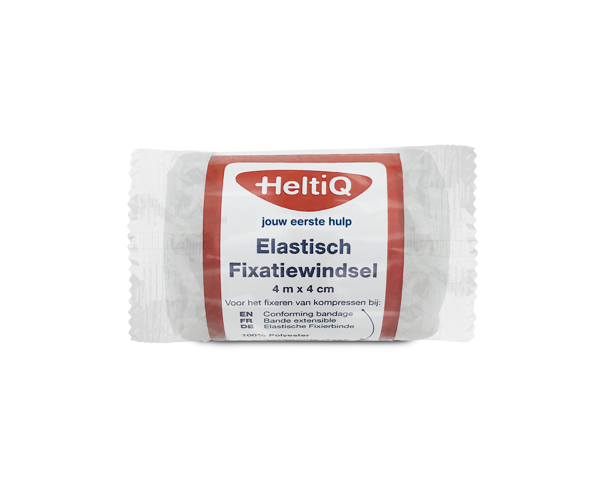 Heltiq Elastisch fixatiewindsel 4m x 4cm 1 Stuks