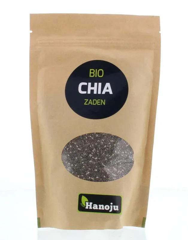 Hanoju Chia zaad paper bag bio 250.00 Gram