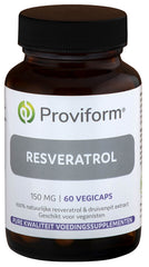 Proviform Resveratrol 150mg + 50mg druivenpitextract 60.00 Vegetarische capsules