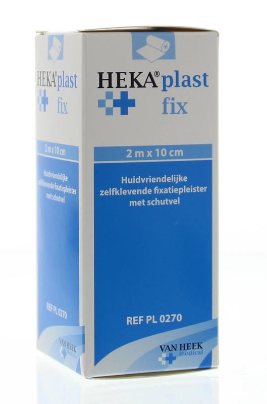 Hekaplast Fix pleister 2m x 10cm met schutvel 1 Rol
