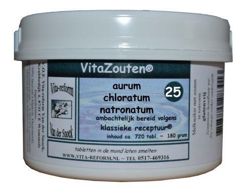 Vitazouten Aurum chlor. natronatum VitaZout nr. 25 720.00 Tabletten