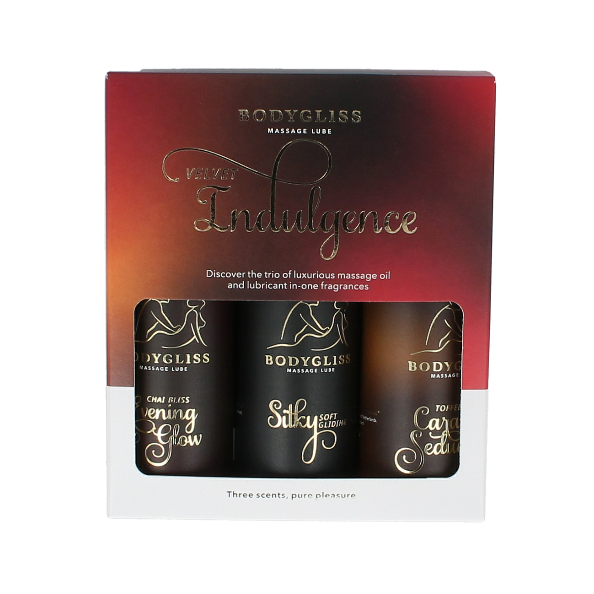 Bodygliss Velvet indulging three-pack travel edition 150.00 Milliliter