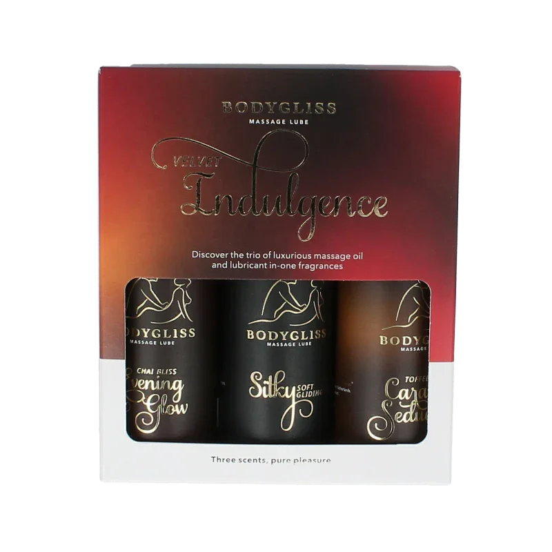 Bodygliss Velvet indulging three-pack travel edition 150 Milliliter