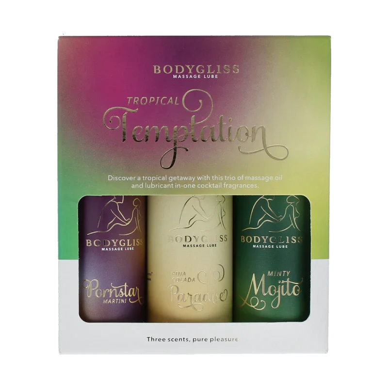 Bodygliss Tropical temptation three-pack travel edition 150 Milliliter