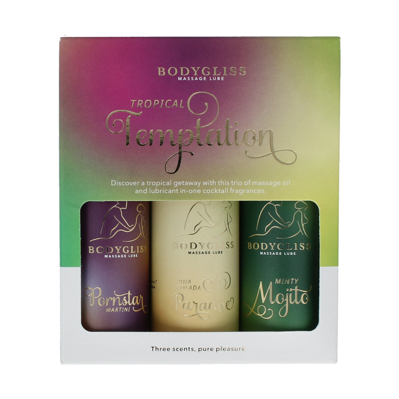 Bodygliss Tropical temptation three-pack travel edition 150 Milliliter