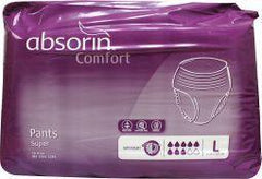 Absorin Comfort pants super maat L tot 130cm 16 Stuks