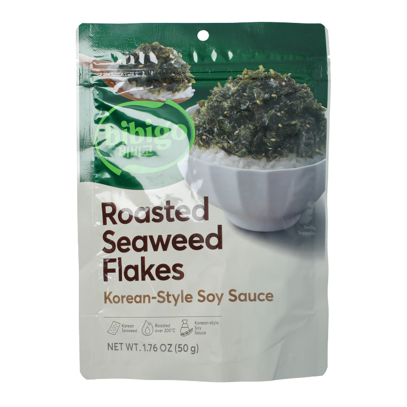 Bibigo Crunchy zeewier vlokken 50 Gram