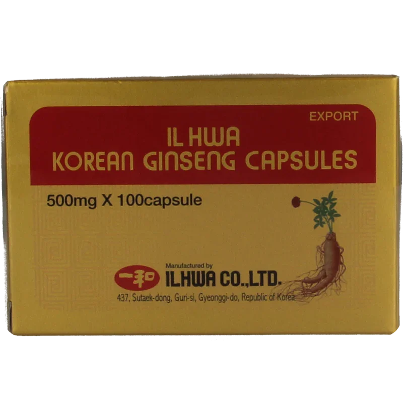 Ilhwa Korean ginseng capsule 100 Capsules