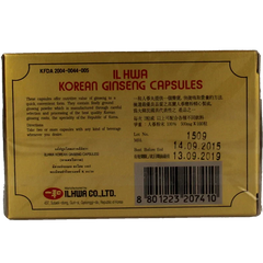 Ilhwa Korean ginseng capsule 100 Capsules