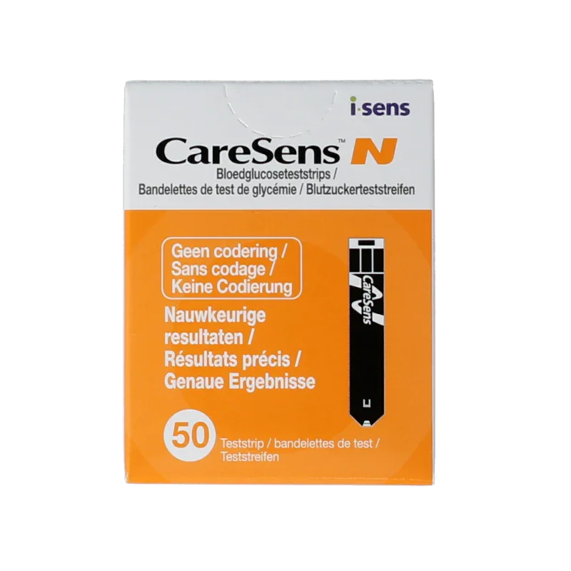 Caresens N glucose teststrips 50 Stuks