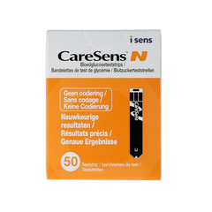 Caresens N glucose teststrips 50 Stuks