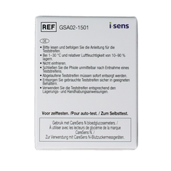 Caresens N glucose teststrips 50.00 Stuks