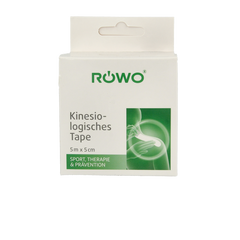 Rowo Kinesiotape zwart 5cmx5m 1 Stuks