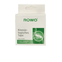 Rowo Kinesiotape zwart 5cmx5m 1 Stuks
