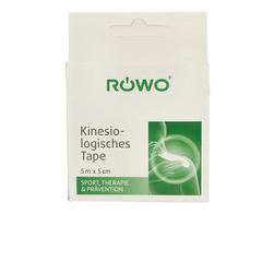 Rowo Kinesiotape zwart 5cmx5m 1 Stuks