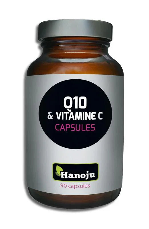 Hanoju Co-enzym Q10 30mg vitamine C 500mg 90 Vegetarische capsules