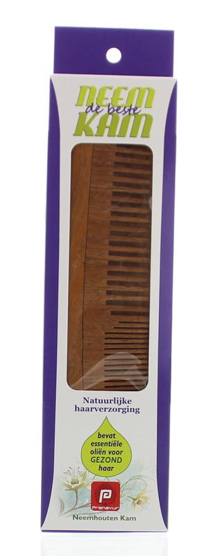 Holisan Neem houten kam recht combi 1 Stuks