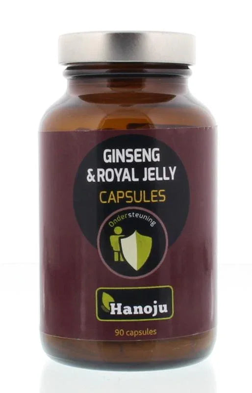 Hanoju Royal jelly ginseng 90 Vegetarische capsules
