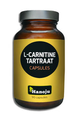 Hanoju L-Carnitine & L-Tartraat 90 Vegetarische capsules